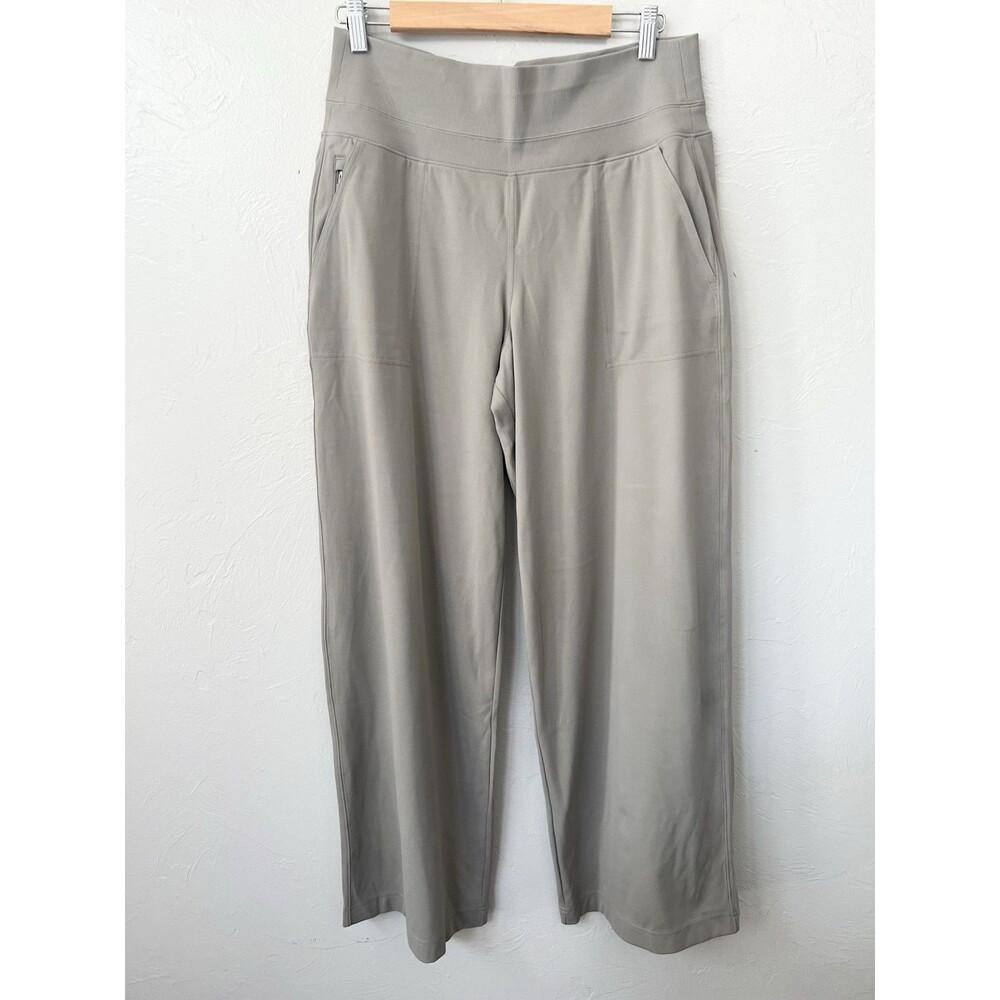 Athleta Wide Leg Travel Pants in Taupe - Picture 4 of 11